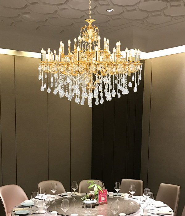 루카 35등 대형샹들리에 골드샹들리에