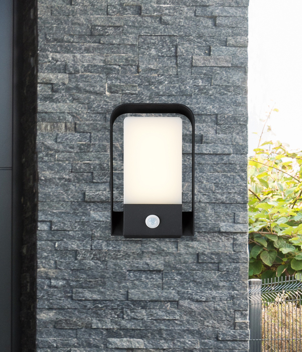 솔티(LED15W블랙) 야외센서등 센서벽등